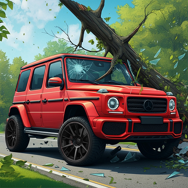 Comprehensive auto insurance covering theft, fire, vandalism, and natural disasters.