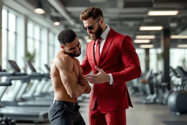 Gym trainer negligence causing client injury during workout session.