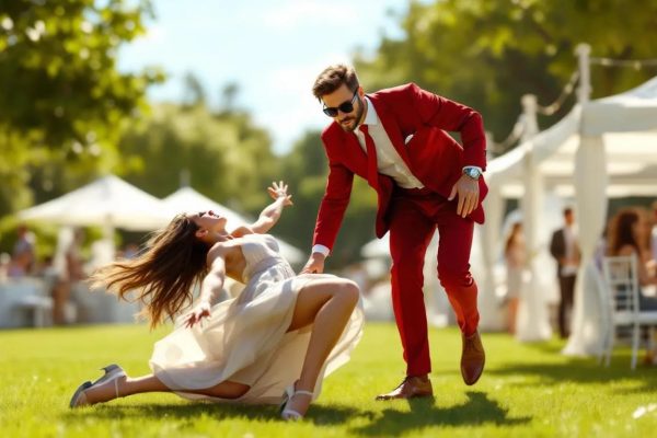 Accidents at fundraising events involving guests, volunteers, or staff covered by insurance.