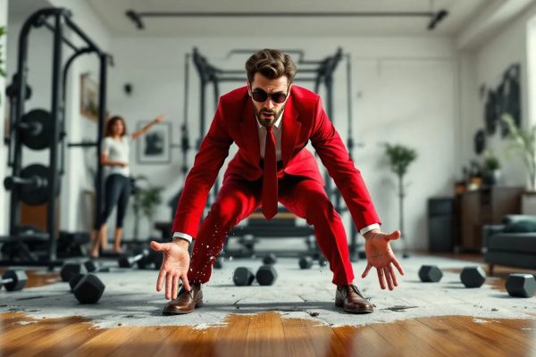 Property damage to gym equipment or client’s home during personal training session.
