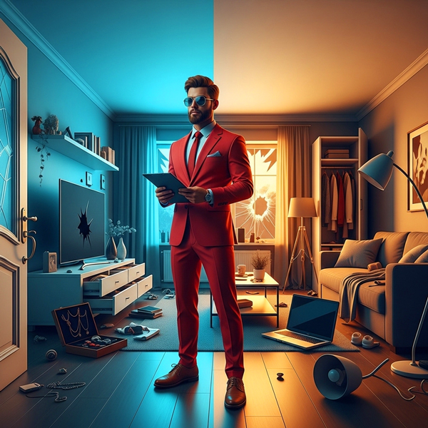 Family belongings and household items inside a home, representing personal belongings insurance coverage.