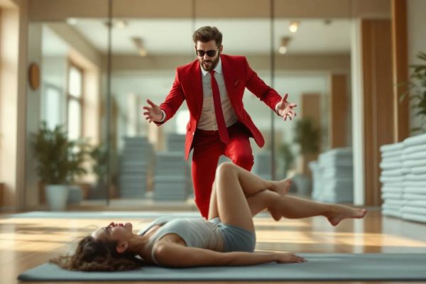 Client injury occurring during a yoga class session.