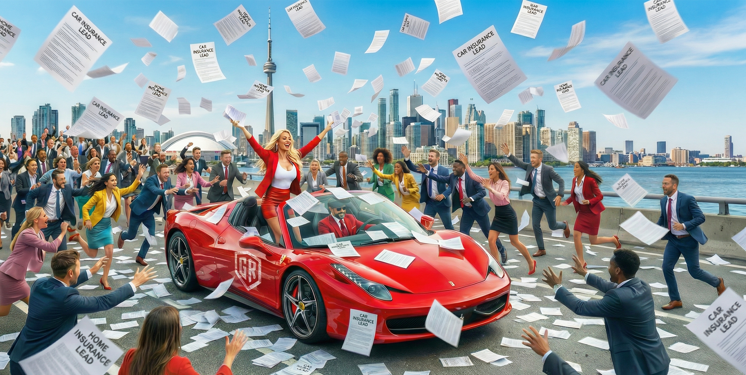 Lead generation service connecting brokers with ready-to-close auto, home, and business insurance leads.