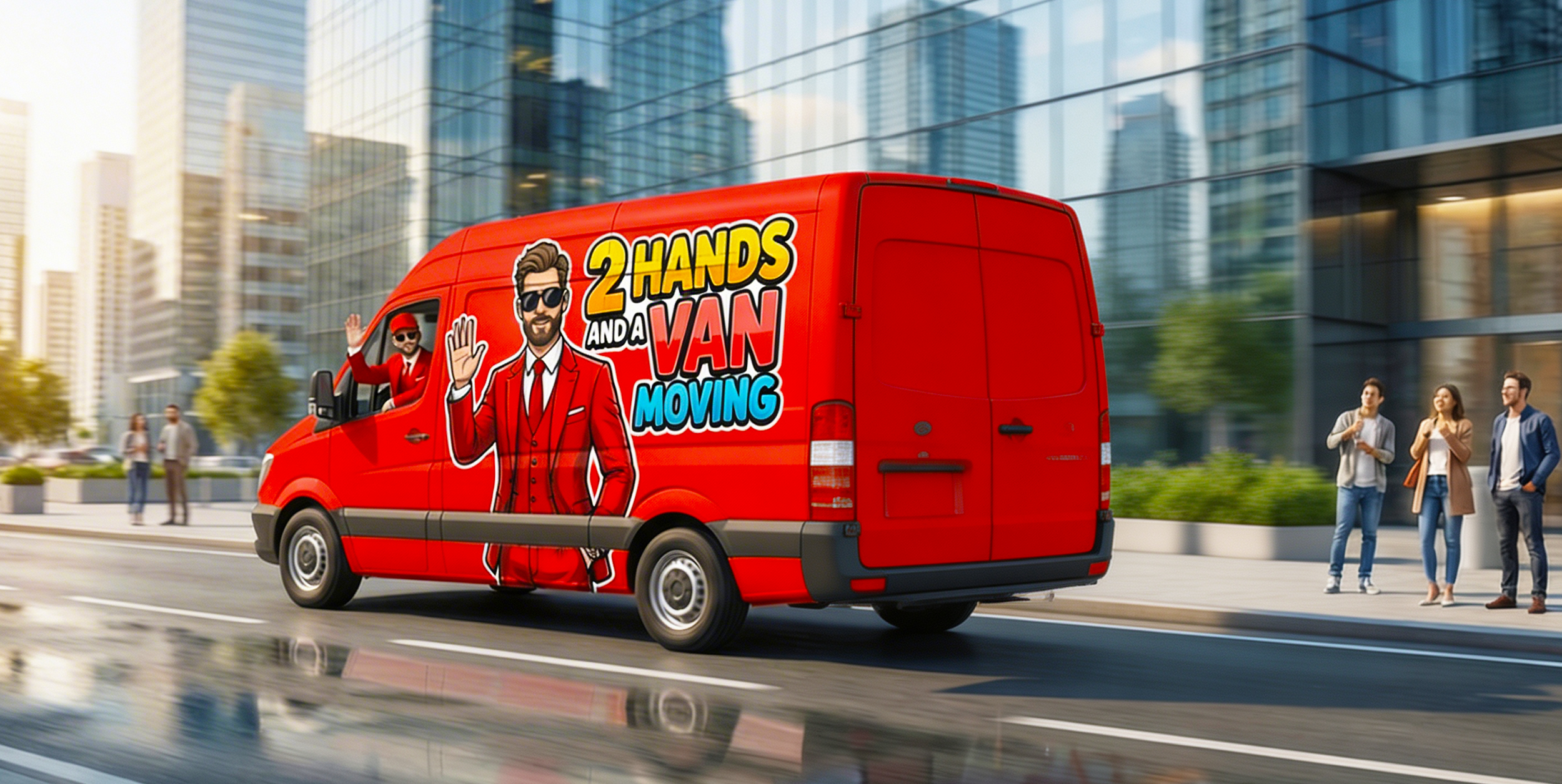 Business vans and fleet vehicles covered under Commercial Auto Coverage for transportation protection.